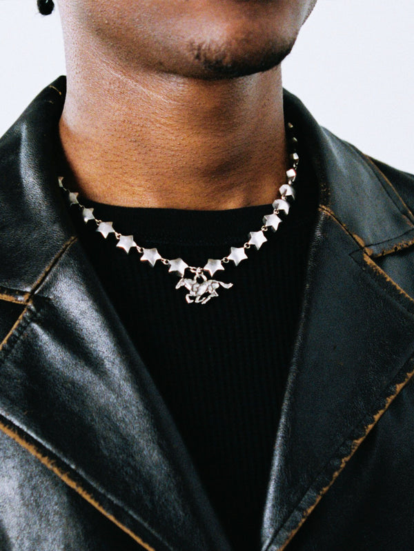 TWOJEYS, Horse Star Chain - Silver, KOLYE, shopi go'da!