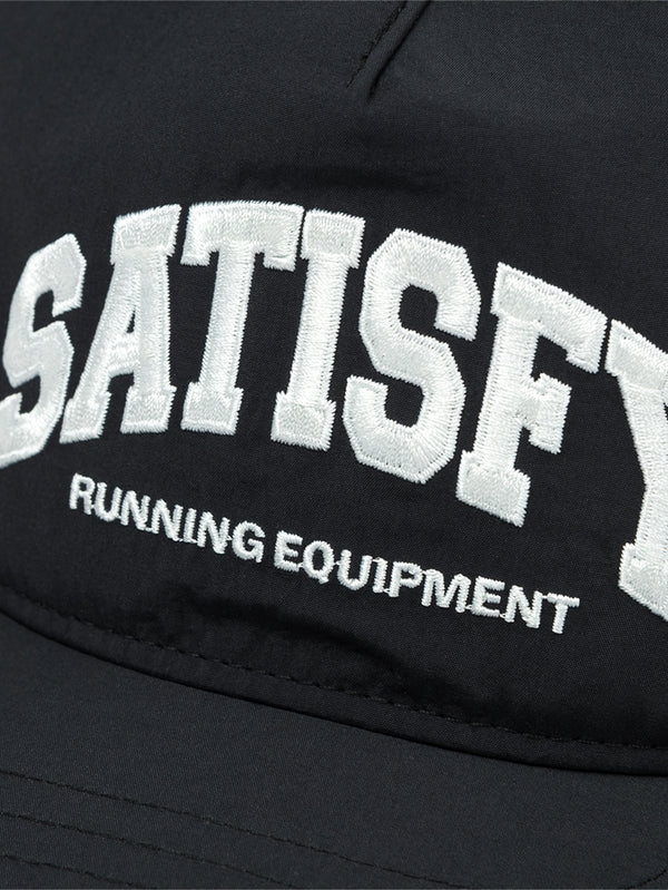 SATISFY, FliteSilk 5 Panel Pinch Cap - Black, ŞAPKA, shopi go'da!