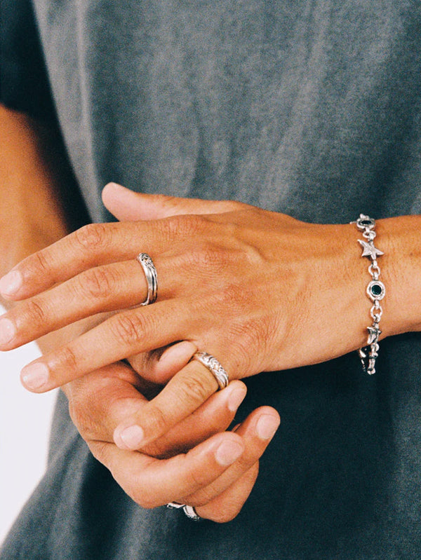 TWOJEYS, Yellow Stone Ring - Silver, YÜZÜK, shopi go'da!