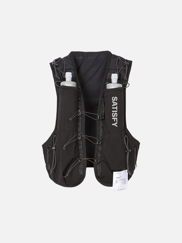 SATISFY, Justice Cordura Hydration Vest 5L - Black, YELEK, shopi go'da!