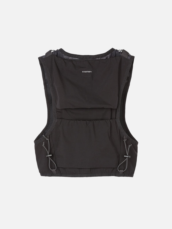 SATISFY, Justice Cordura Hydration Vest 5L - Black, YELEK, shopi go'da!