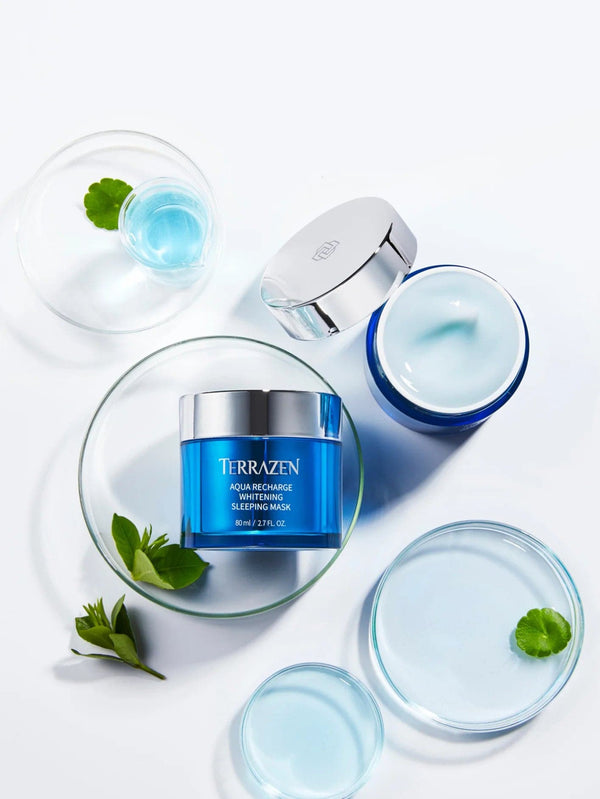 TERRAZEN, Aqua Recharge Whitening Sleeping Mask 80ml, MASKE, shopi go'da!