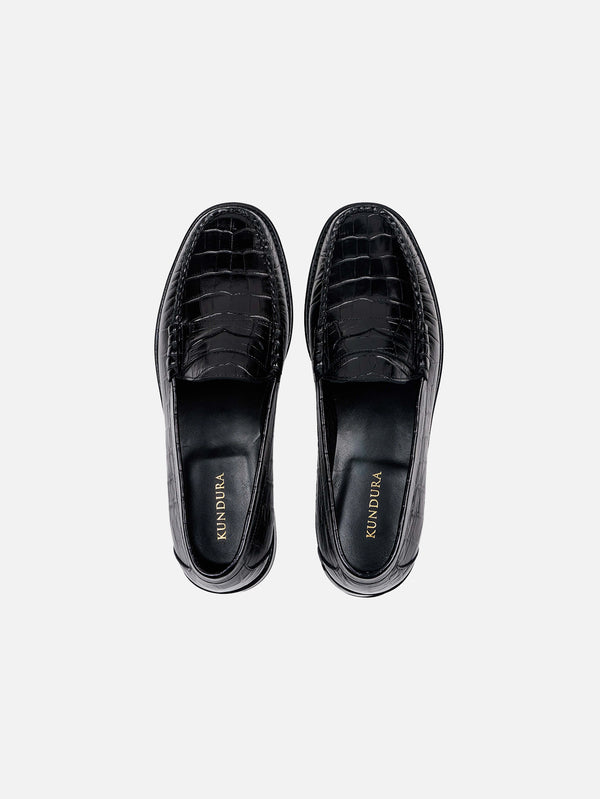 Crocodile Penny Loafer No.3