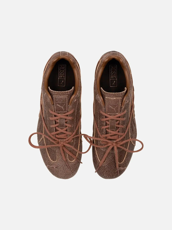 PUMA Speedcat VTG Espresso x ROSÉ Haute Coffee/Espresso Brown – Espresso Brown, üstten görünüm, çift