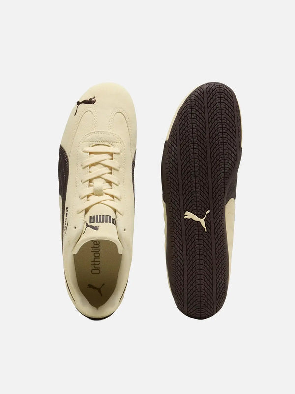 PUMA Speedcat – buttercream/chocolate fondue, üstten ve taban görünümü
