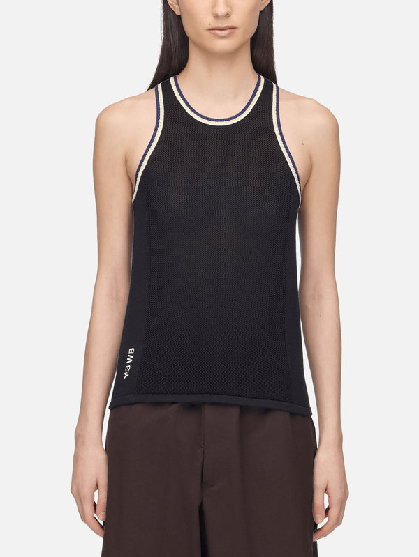 Y-3, Wales Bonner x Y-3 Knit Tank - Black, ATLET, shopi go'da!