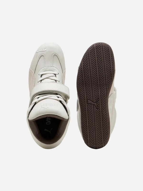 PUMA Speedcat Wedge LTH Wns Vapor Gray/White – Vapor Gray/White, önden görünüm, taban görünüm
