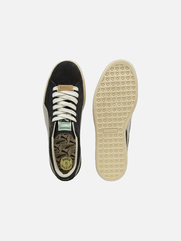 PUMA A$AP ROCKY X Puma Suede 94 Black/White – Black/White, üstten görünüm ve taban detayı