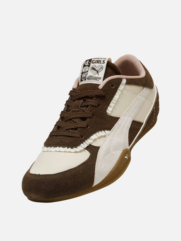 PUMA POWERPUFFGIRLS x Puma Bella Mina – Chocolate/Warm White, yan görünüm