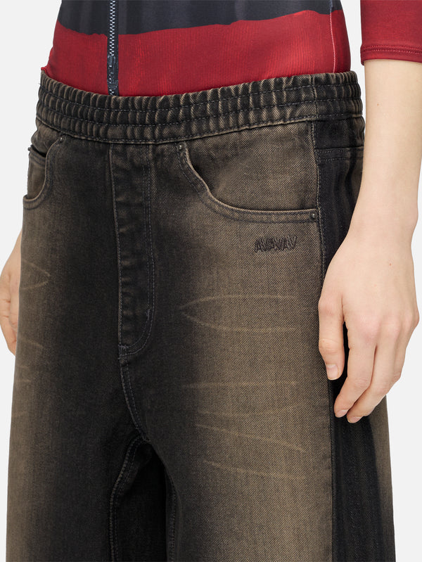 ADIDAS ORIGINALS, AVAVAV x adidas Denim Pants - Carbon, PANTOLON, shopi go'da!