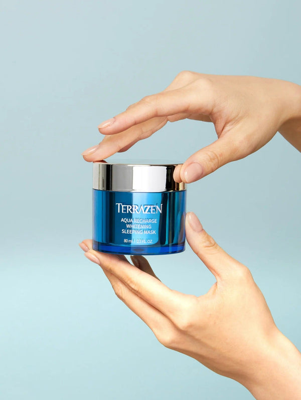 TERRAZEN, Aqua Recharge Whitening Sleeping Mask 80ml, MASKE, shopi go'da!