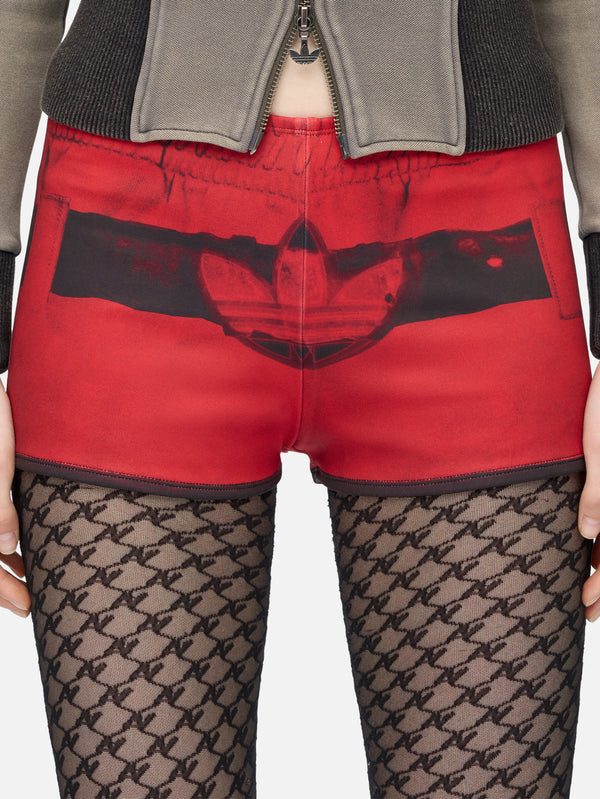 ADIDAS ORIGINALS, AVAVAV x adidas Print Shorts - Better Scarlet/Grey, ŞORT, shopi go'da!