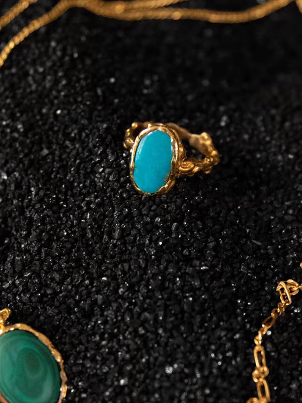 ORE DUNE, Sinbad the Sailor Ring – Turquoise Stone, YÜZÜK, shopi go'da!