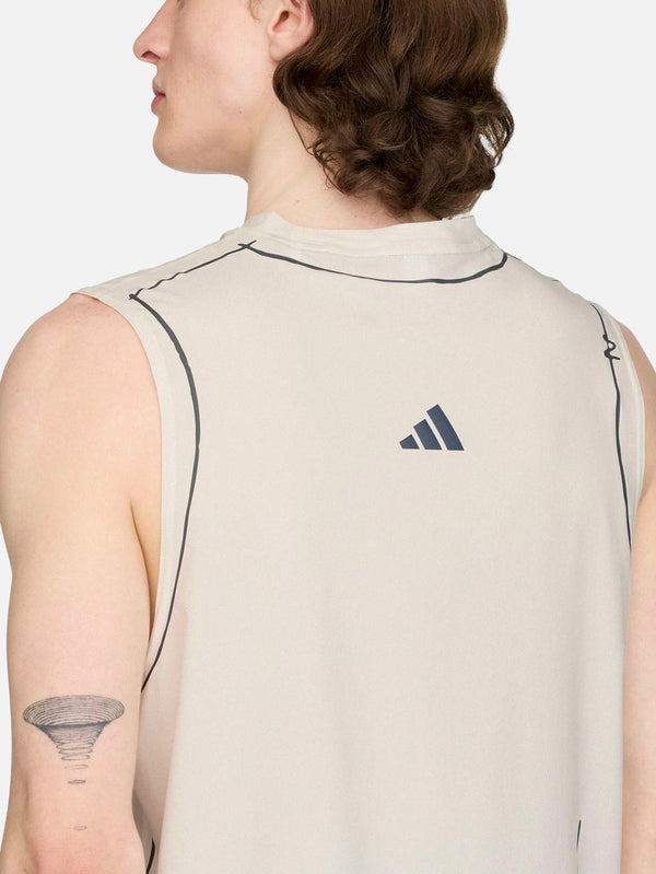 ADIDAS ORIGINALS, Song For The Mute x adidas Knit Running Tank - Cha, ATLET, shopi go'da!