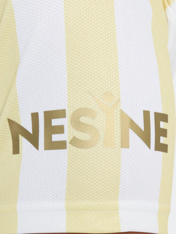 ADIDAS ORIGINALS Fenerbahçe 26/27 Away Jersey – Powder Yellow, kumaş dokusu yakın çekim