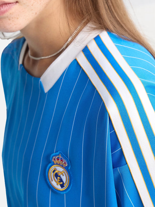 ADIDAS ORIGINALS, Real Madrid Terrace Icons Jersey - Blue Bird, FORMA, shopi go'da!