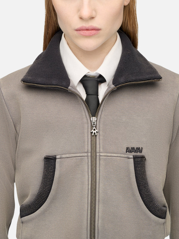 ADIDAS ORIGINALS, AVAVAV x adidas Cropped Track Top - Grey Four, EŞOFMAN ÜSTÜ, shopi go'da!