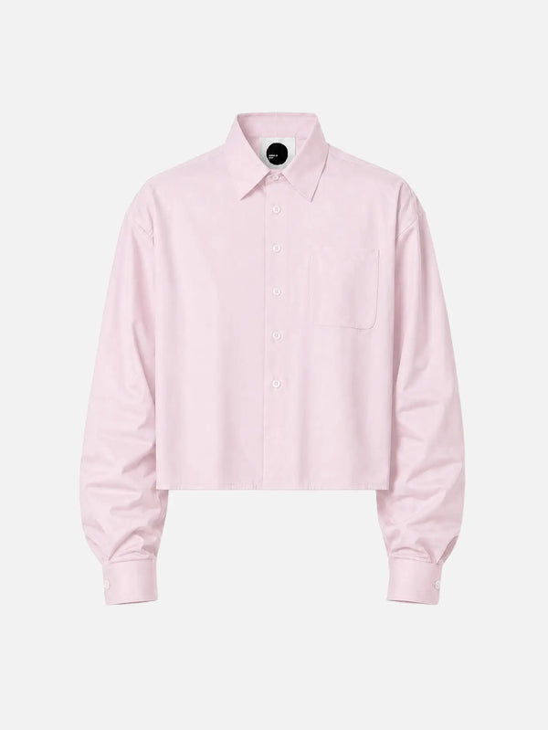 SHOPI GO Sumida Boxy Shirt - Light Pink - GÖMLEK