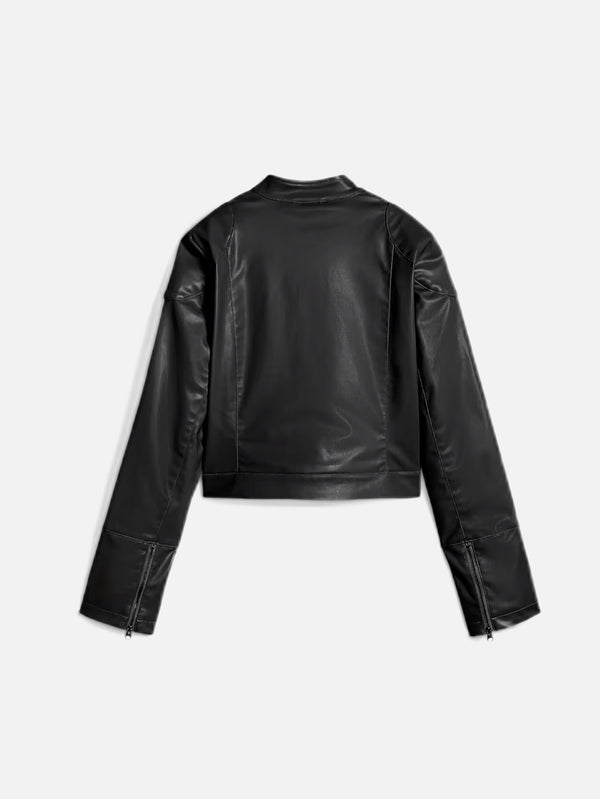 FUTURE ARCHIVE / LEATHER ZIP UP BLOUSON