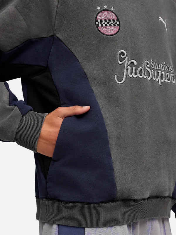 PUMA, PUMA x KIDSUPER Crew - Black, SWEATSHIRT, shopi go'da!