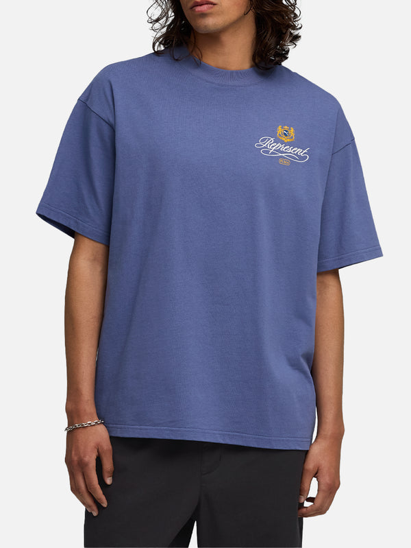 PUMA, Represent x Puma Graphic Tee - Blue Dusk, T-SHIRT, shopi go'da!