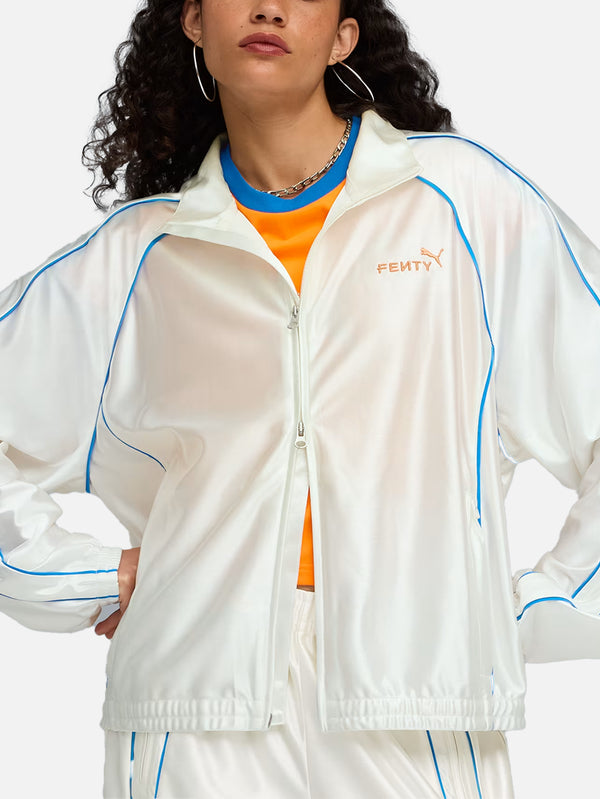 PUMA, FENTY X Puma T7 Piping Track Jacket - Warm White, CEKET, shopi go'da!