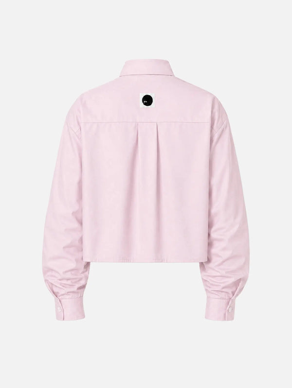 SHOPI GO Sumida Boxy Shirt - Light Pink - GÖMLEK