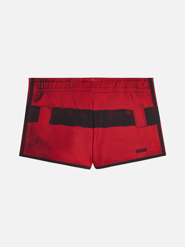 ADIDAS ORIGINALS, AVAVAV x adidas Print Shorts - Better Scarlet/Grey, ŞORT, shopi go'da!