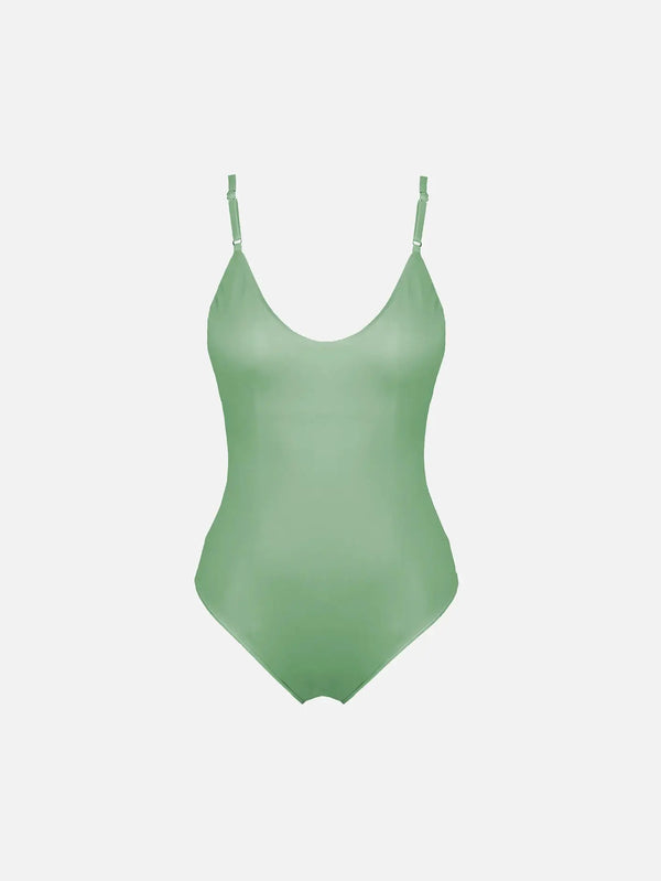 LUCID Iris Swimsuit – Minty Green, ön görünüm