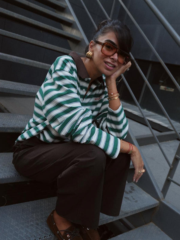 BE.MURPHY, Rugby Shirt - Blue/White, T-SHIRT, shopi go'da!