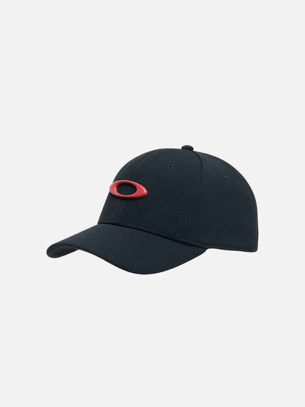 OAKLEY, Tincan Cap - Pitch Black/Flame Red, ŞAPKA, shopi go'da!