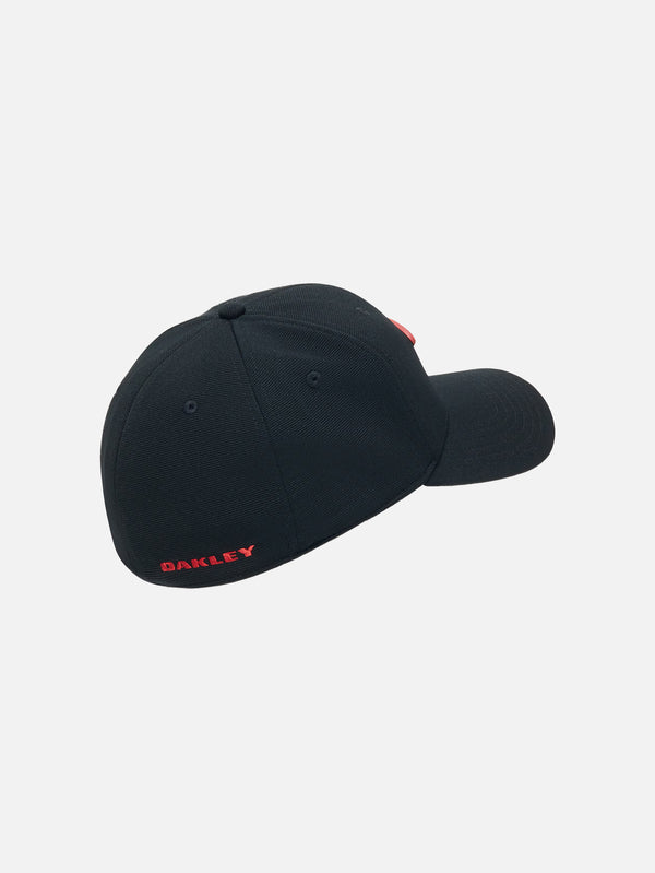 OAKLEY, Tincan Cap - Pitch Black/Flame Red, ŞAPKA, shopi go'da!