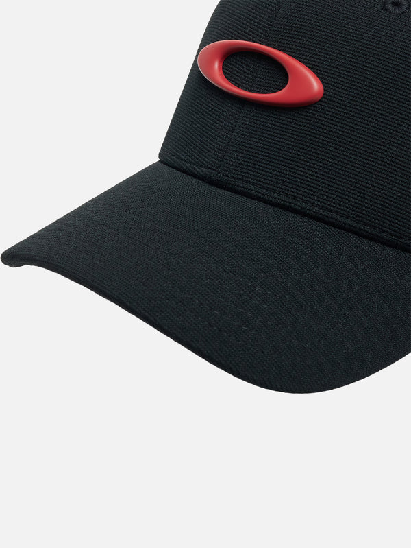 OAKLEY, Tincan Cap - Pitch Black/Flame Red, ŞAPKA, shopi go'da!