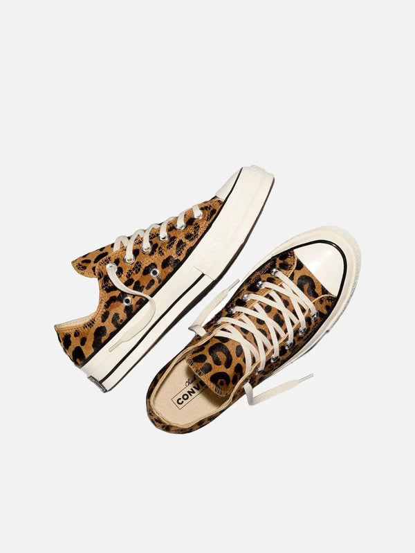 CONVERSE Chuck 70 OX Leopard Pony Hair – Leopard Pony Hair, yandan görünüm