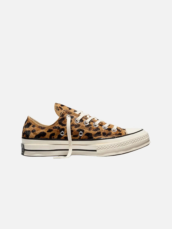 CONVERSE Chuck 70 OX Leopard Pony Hair – Leopard Pony Hair, yandan görünüm