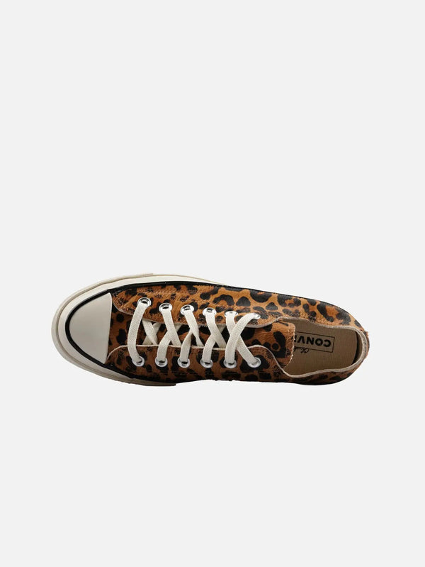 CONVERSE Chuck 70 OX Leopard Pony Hair – Leopard Pony Hair, üstten görünüm