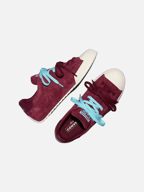 CONVERSE Chuck Taylor Lo Burgundy – burgundy, yandan görünüm