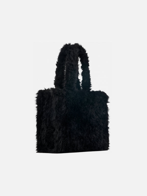 Takku Textured Tote Bag - Black
