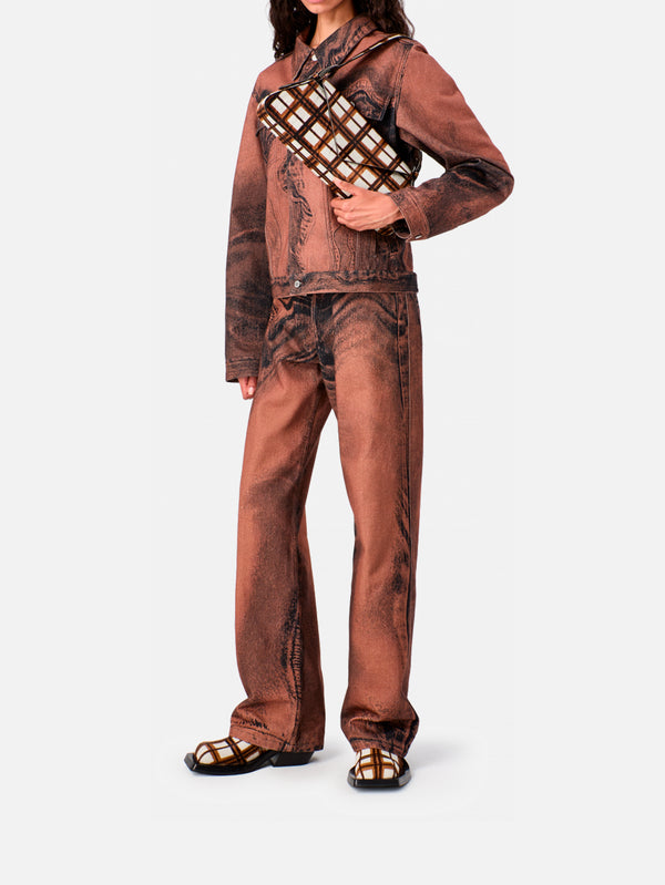 Kirje Tartan Hair-On-Leather Handbag - Multi/Assorted