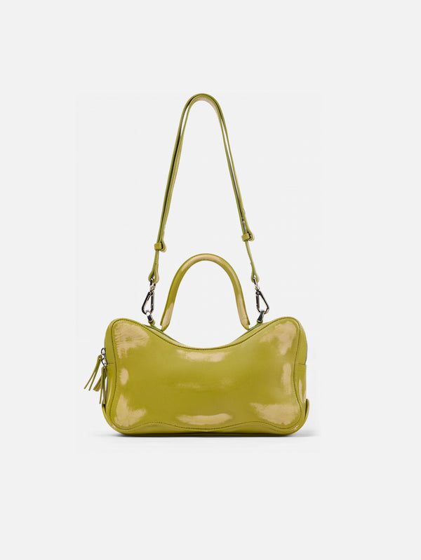 Lunssi Leather Bag - Bright Green