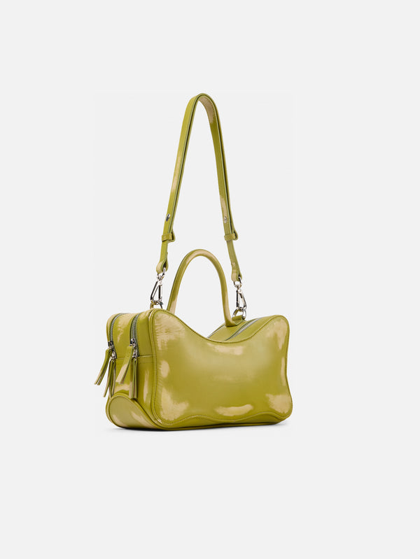 Lunssi Leather Bag - Bright Green