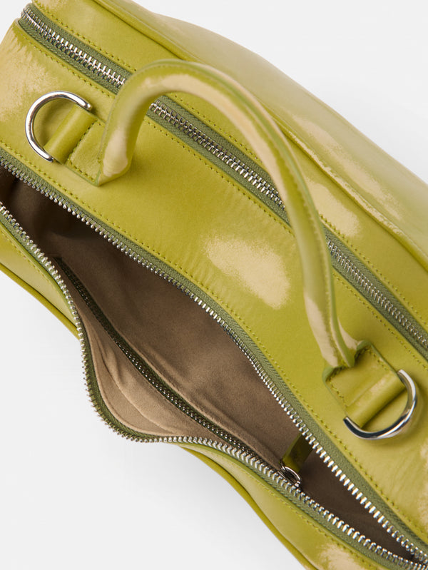 Lunssi Leather Bag - Bright Green