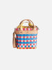 Aperlai Basket Bag  - Blue Coral