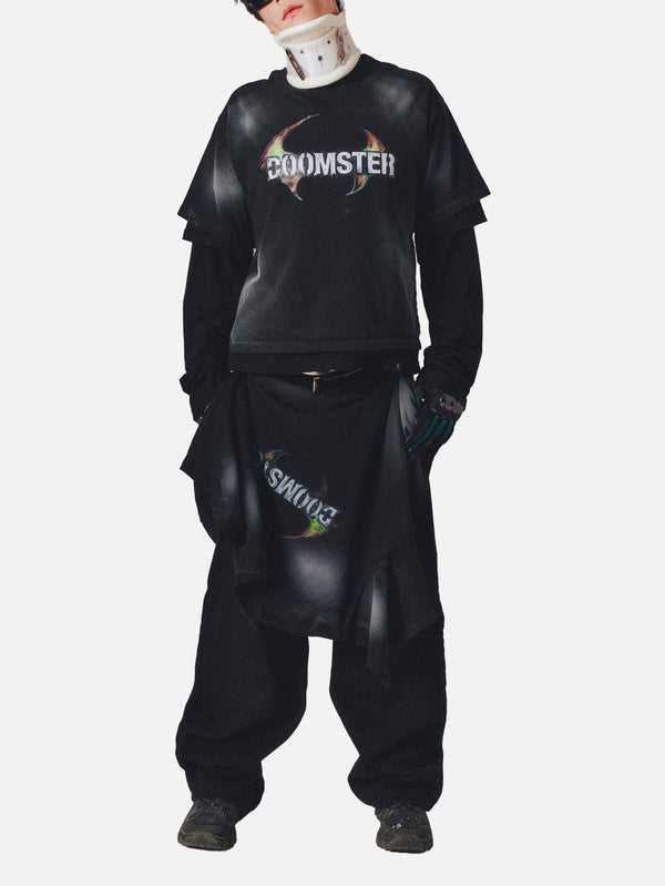DOOMSTER, Ash Tee - Black, T-SHIRT, shopi go'da!