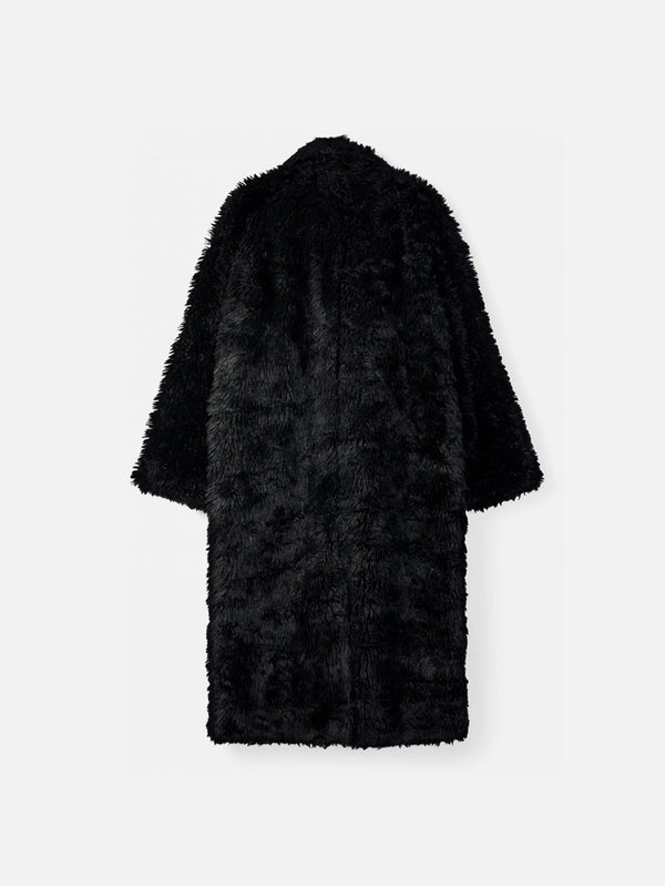 Fluffy Coat - Black
