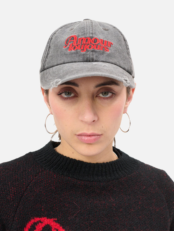 CARNE BOLLENTE, Love Always Cap - Off Black, ŞAPKA, shopi go'da!