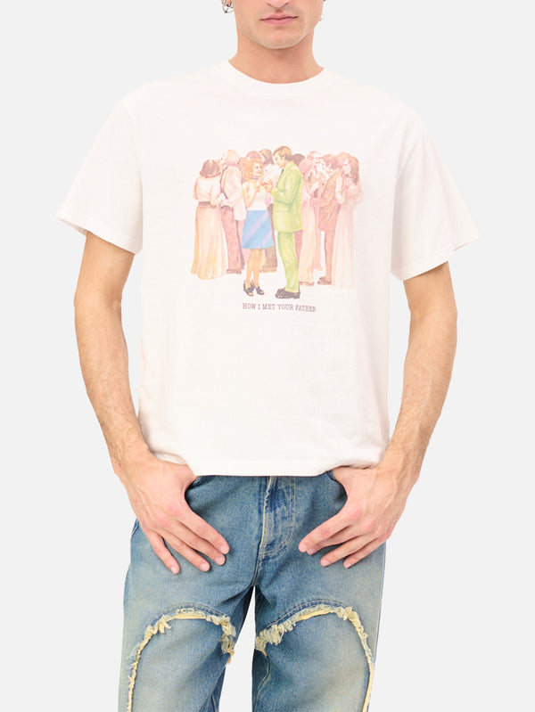 CARNE BOLLENTE, Carne Meet Cute (How I Met Your Father iii) - White, T-SHIRT, shopi go'da!