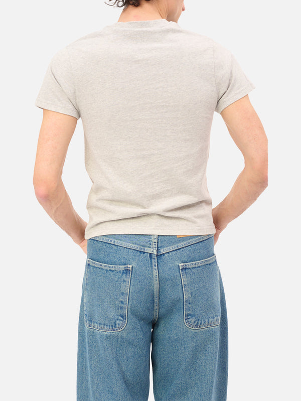 CARNE BOLLENTE, The Pooch Smooch - Melange Grey, T-SHIRT, shopi go'da!