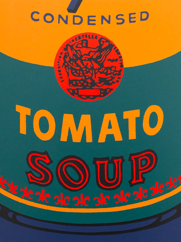 Andy WARHOL Color Campbell's Soup Teal