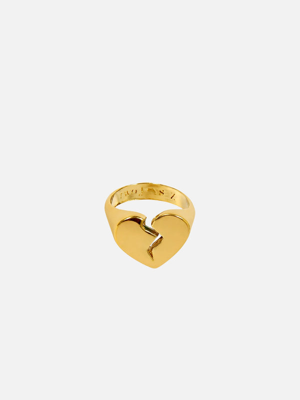 TWOJEYS, Broken Heart Ring - Gold, YÜZÜK, shopi go'da!